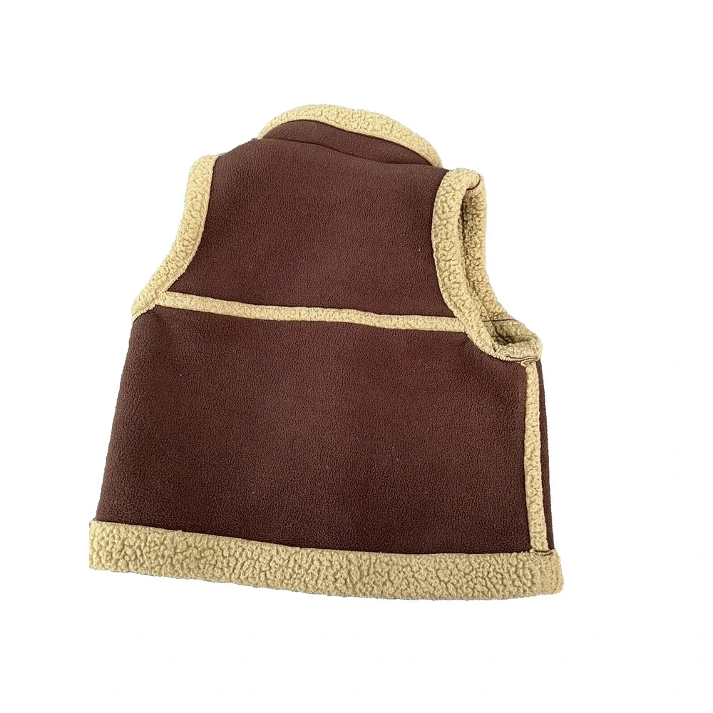 Columbia Brown Faux Shearing Full-Zip Size 18 months Baby Toddler vest A000179
